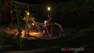 Encuentro Mágico: Hadas Bellas   y un Hombre Apasionado en el Bosque Encantado