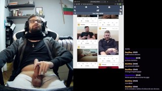 Pajote y corridón en plena   transmisión en vivo