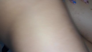 Mi amiga trans me folla el culo antes de ir al club (creampie anal)